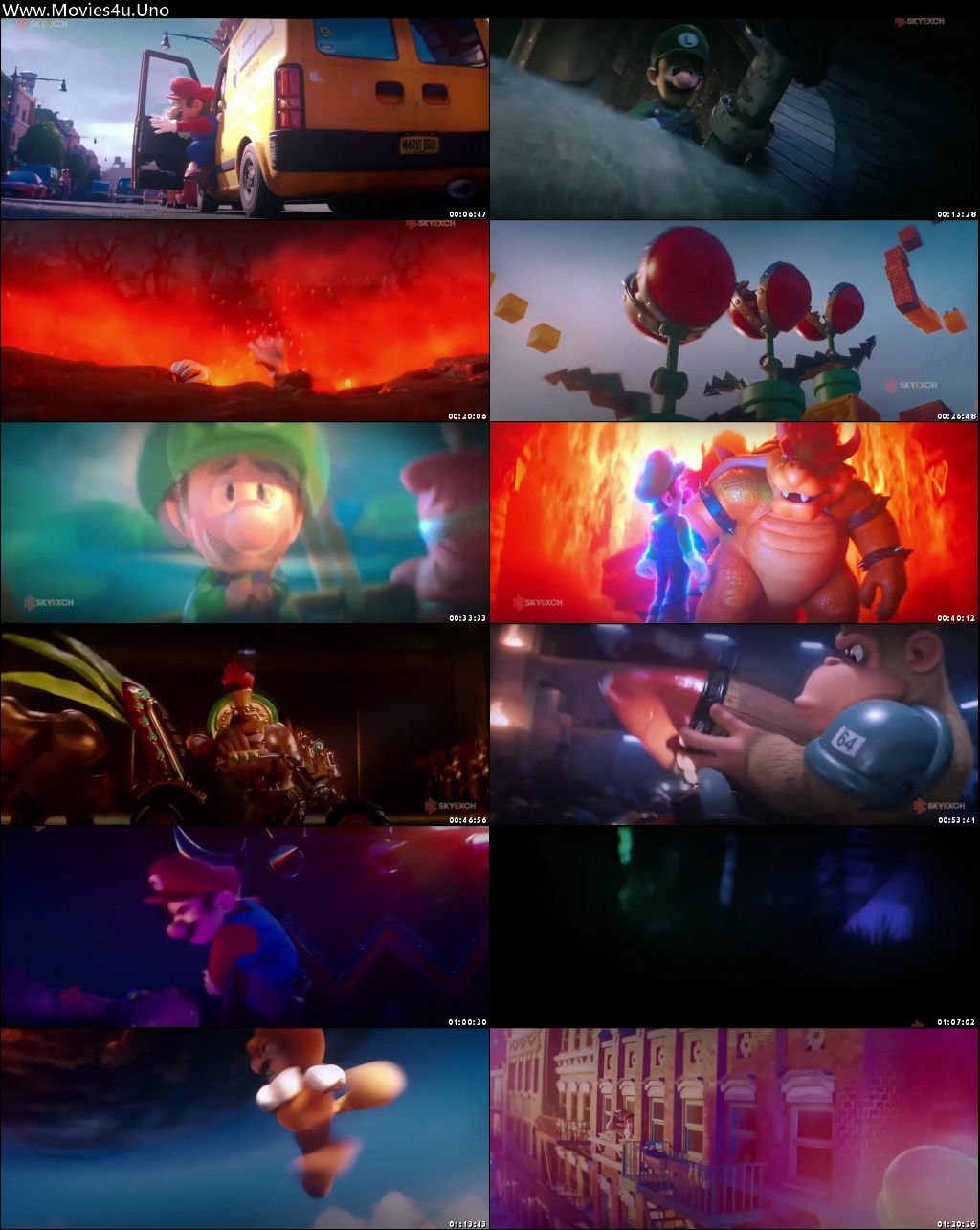 The Super Mario Bros (2023) Hindi (Cleaned) HDRip | 720p | 480p